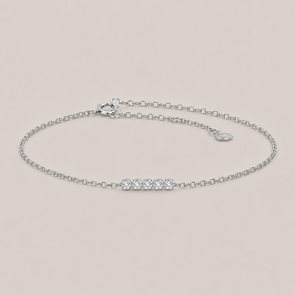Lab Grown Diamond Chain Bracelet 0.15 Ct. (EF-VS)