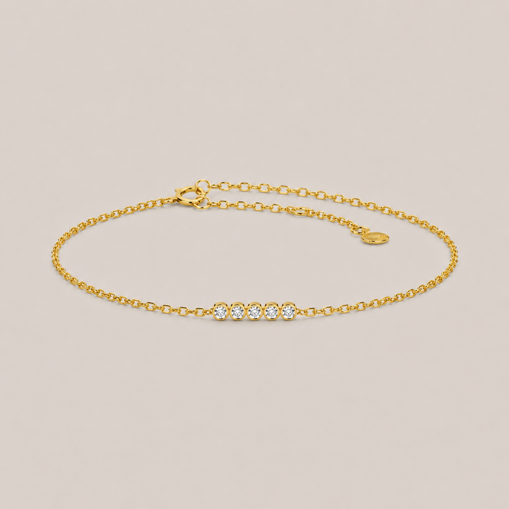 Lab Grown Diamond Chain Bracelet 0.15 Ct. (EF-VS)