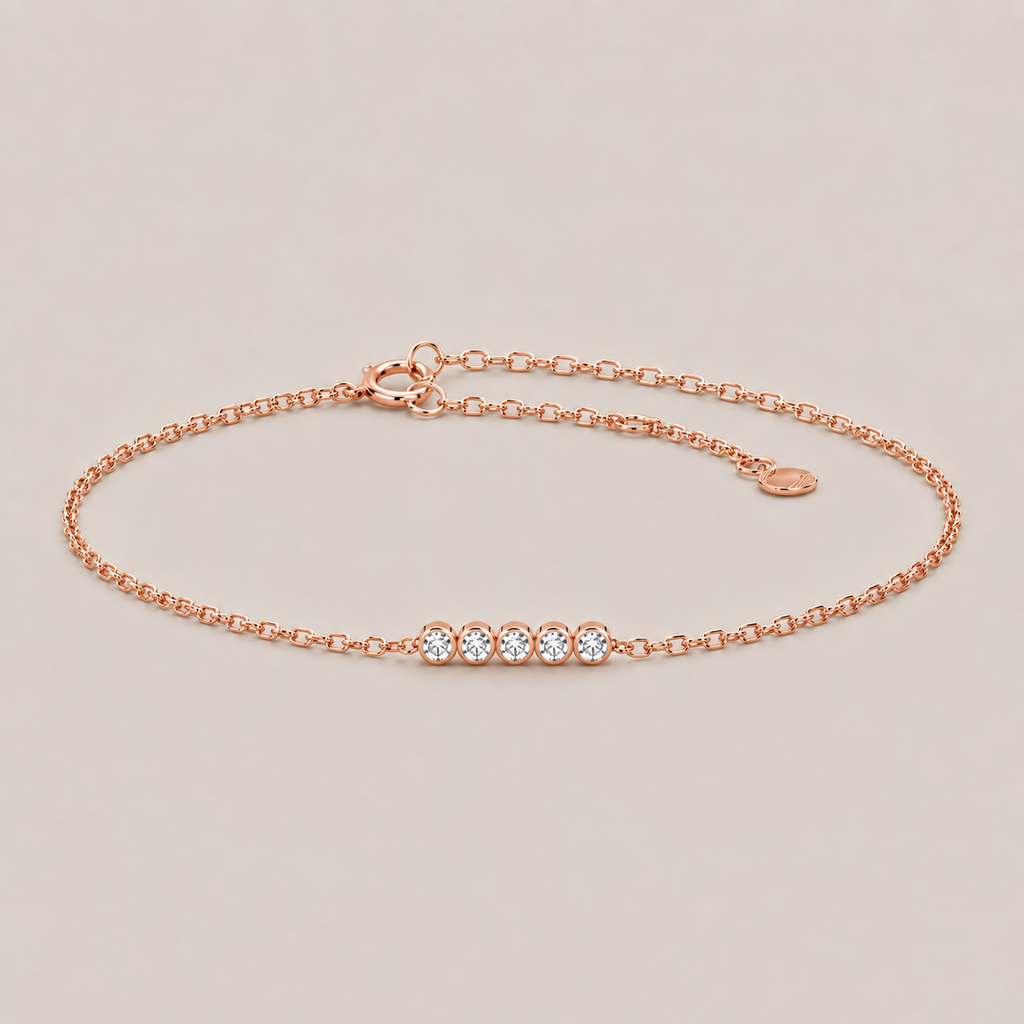 Lab Grown Diamond Chain Bracelet 0.15 Ct. (EF-VS)
