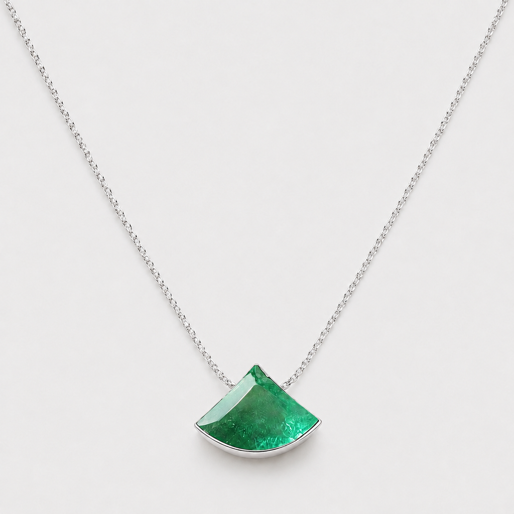 2 Ct. Fancy Emerald Cut Pendant Necklace Solitaire Pendant