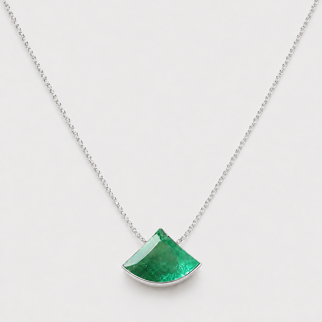 2 Ct. Fancy Emerald Cut Pendant Necklace Solitaire Pendant