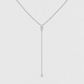 Lab Grown Diamond Multi Cut Chain Necklace 0.40 Ct. (EF/VVS-VS)
