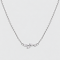 Lab Grown Diamond Marquise & Round Chain Necklace 0.20 Ct. (EF/VVS-VS)