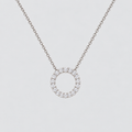 1.30 Ct. Lab Grown Diamond Round Cut Chain Necklace (EF/VVS-VS)