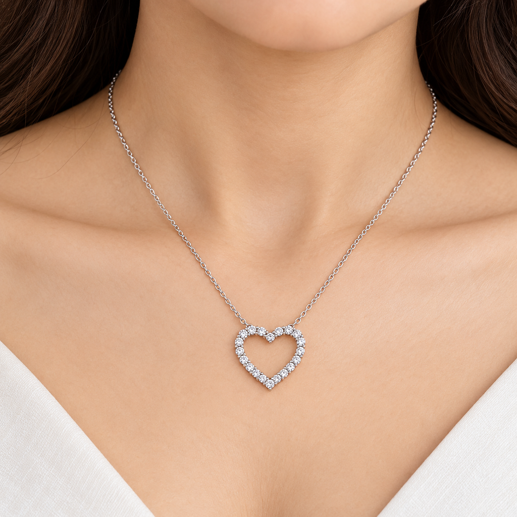 1.5 Ct. Lab Grown Diamond Round Chain Necklace (EF/VVS-VS)