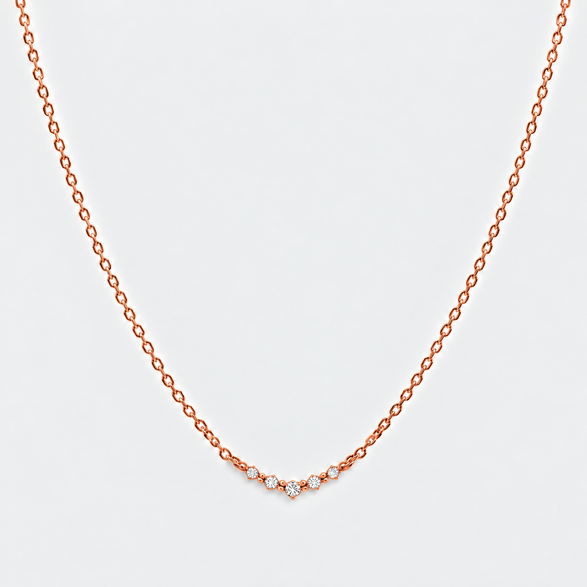Lab Grown Diamond 0.18 Ct. Cluster Pendant Necklace (EF/VVS-VS)