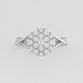 0.3 Ct. Lab Grown Diamond Cluster Ring (VS-EF)