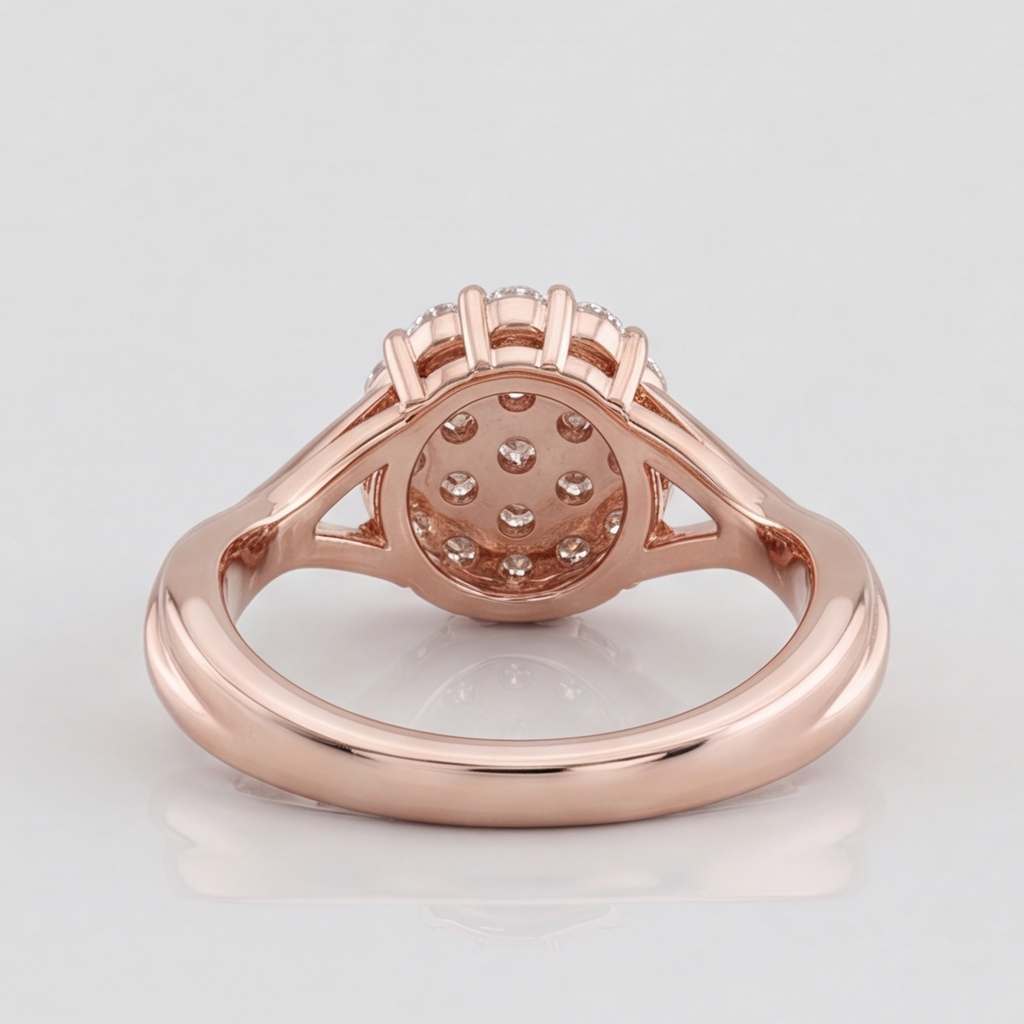 0.3 Ct. Lab Grown Diamond Cluster Ring (VS-EF)