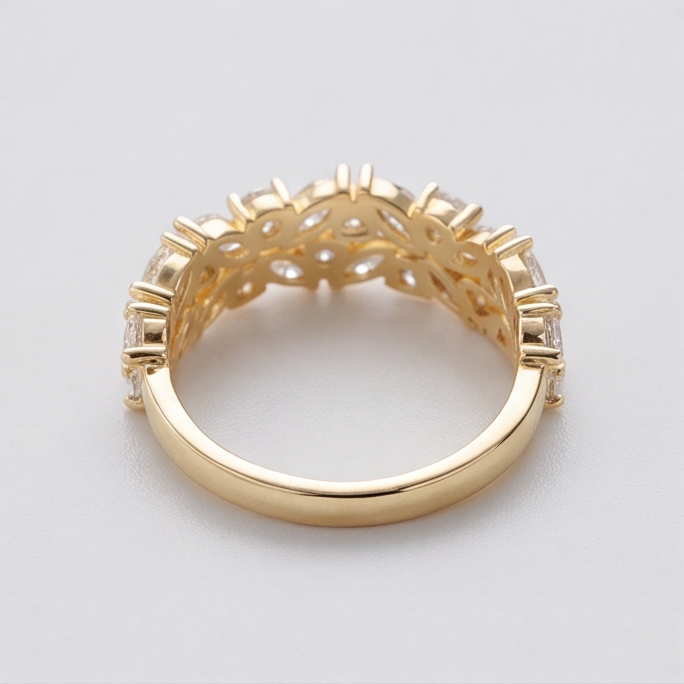 1.80 Ct. Lab Grown Diamond Multi Cut Cluster Ring (EF-VS)