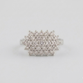 1.50 Ct. Designer Cluster Ring in Lab-Grown Diamond (VS-EF)