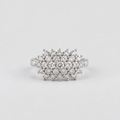1.50 Ct. Designer Cluster Ring in Lab-Grown Diamond (EF/VVS-VS)