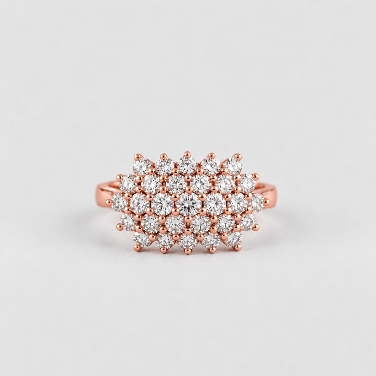 1.50 Ct. Designer Cluster Ring in Lab-Grown Diamond (EF/VVS-VS)