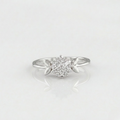 0.30 Ct. Lab Grown Diamond Round Cut Cluster Ring (VS-EF)