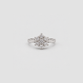 Lab Grown Diamond Cluster Ring 0.30 Ct (EF/VVS-VS)