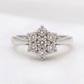 Lab Grown Diamond Cluster Ring (VS-EF) 0.20 Ct.