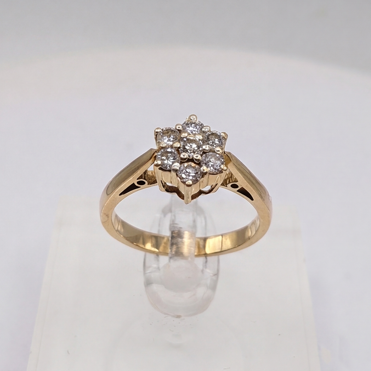Lab Grown Diamond Cluster Ring (VS-EF) 0.20 Ct.