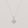 Lab Grown Diamond Cluster Pendant Necklace 0.50 Ct. (VS-EF)