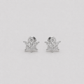 Lab Grown Diamond Round Cut Cluster Stud Earrings 0.15 Ct. (VS-EF)