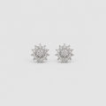Lab-Grown Diamond Round Cut 0.30 Ct. Cluster Earrings (EF/VVS-VS)