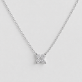 Lab Grown Diamond Cluster Pendant Necklace 0.10 Ct. (VS-EF)