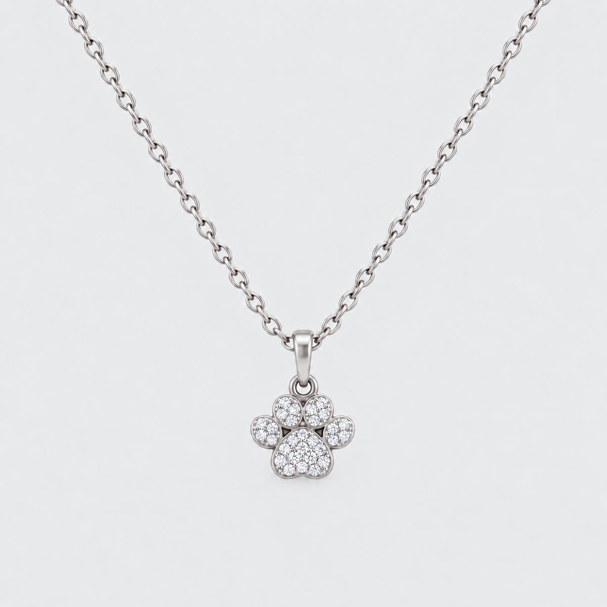 Lab Grown Diamond Round 0.30 Ct. Cluster Pendant Necklace (EF/VVS-VS)