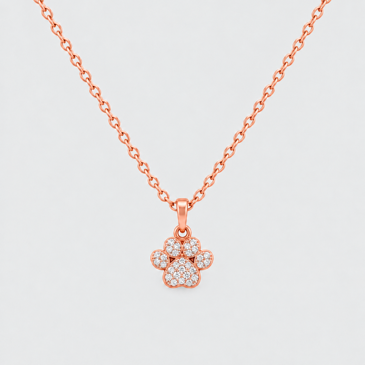Lab Grown Diamond Round 0.30 Ct. Cluster Pendant Necklace (EF/VVS-VS)
