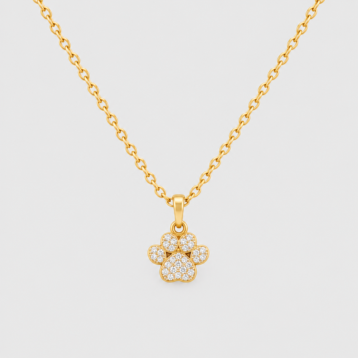 Lab Grown Diamond Round 0.30 Ct. Cluster Pendant Necklace (EF/VVS-VS)