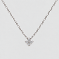 Lab Grown Diamond Cluster Pendant Necklace 0.32 Ct. (EF/VVS-VS)