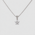 Lab Grown Diamond Cluster Pendant Necklace 0.25 Ct. (EF/VVS-VS)