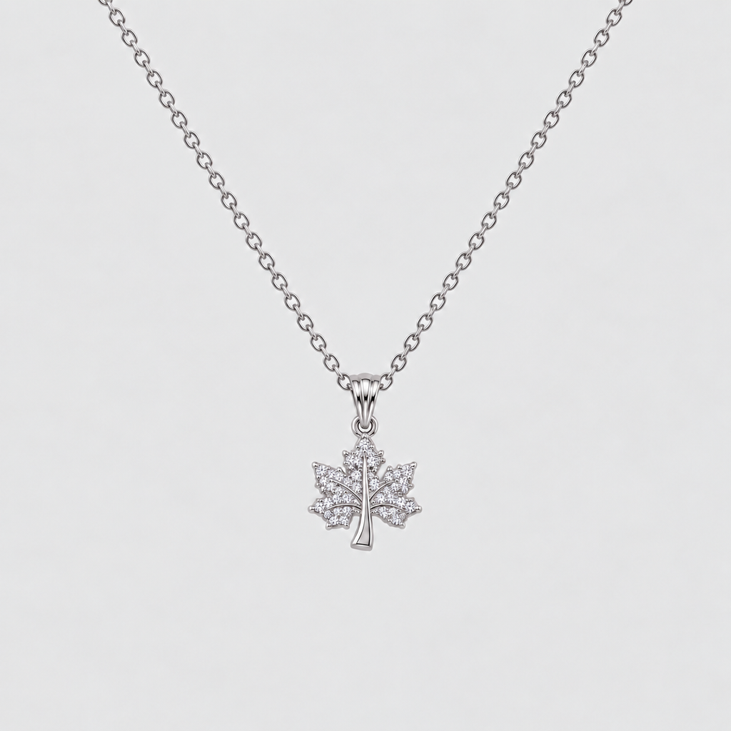Lab Grown Diamond Round Cut 0.40 Ct. Cluster Necklace (EF/VVS-VS)