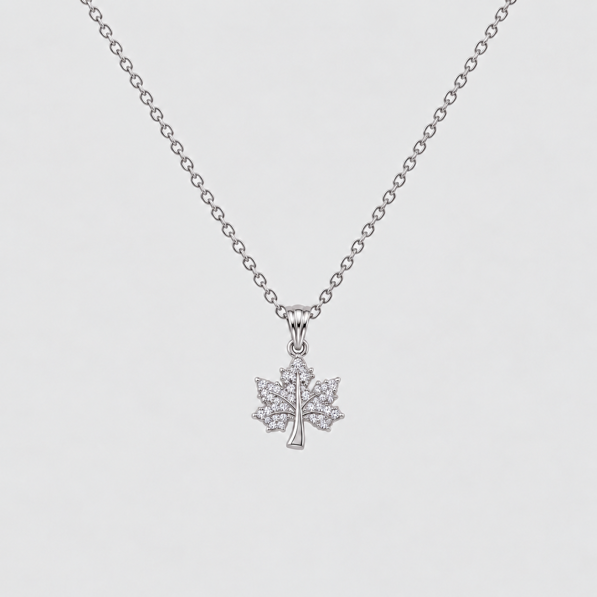 Lab Grown Diamond Round Cut 0.40 Ct. Cluster Necklace (EF/VVS-VS)