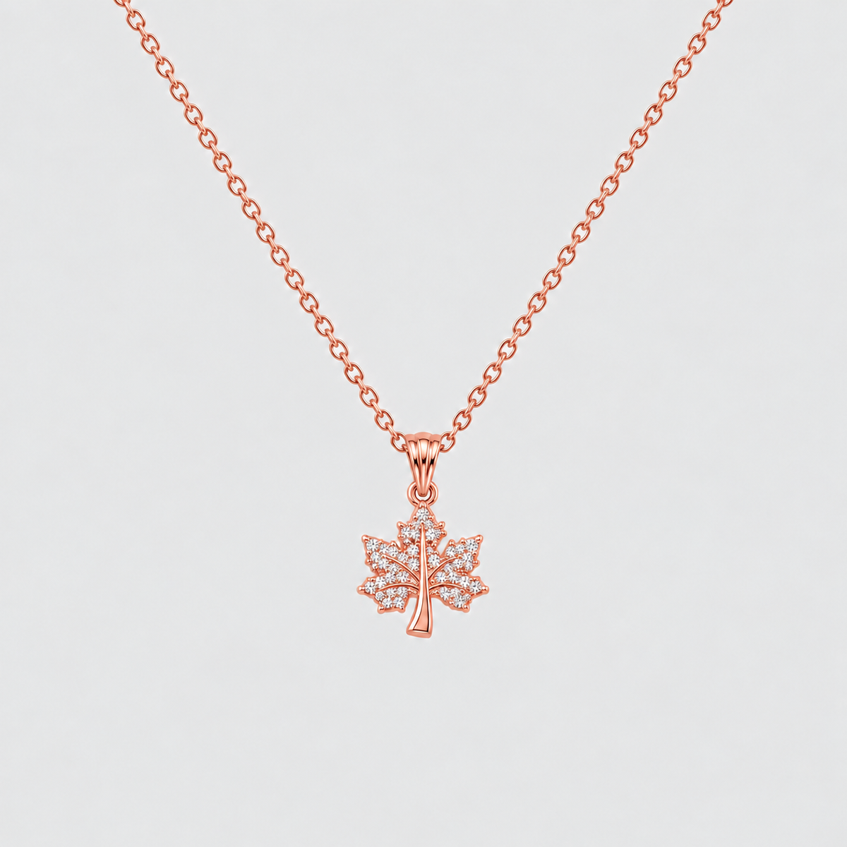 Lab Grown Diamond Round Cut 0.40 Ct. Cluster Necklace (EF/VVS-VS)