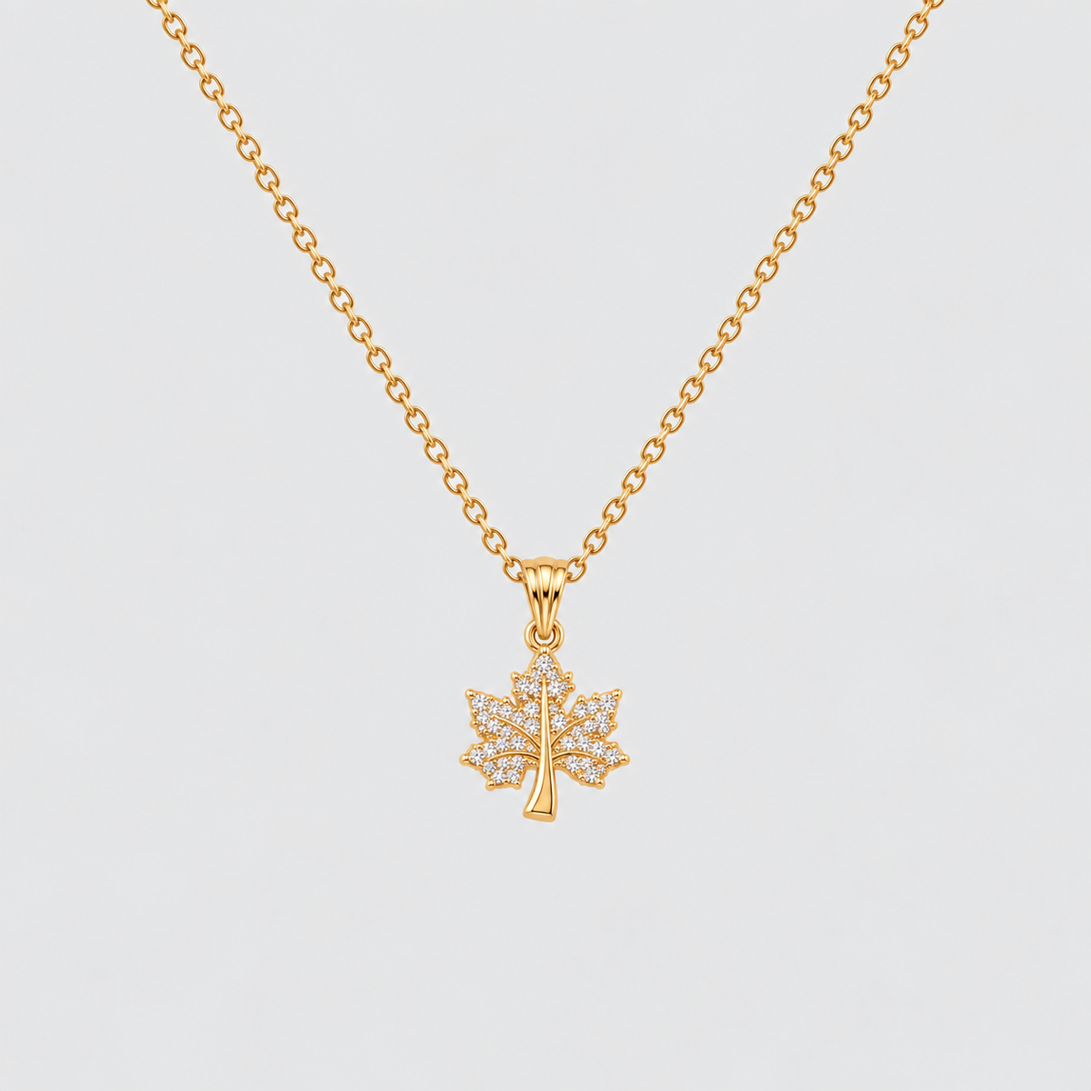 Lab Grown Diamond Round Cut 0.40 Ct. Cluster Necklace (EF/VVS-VS)