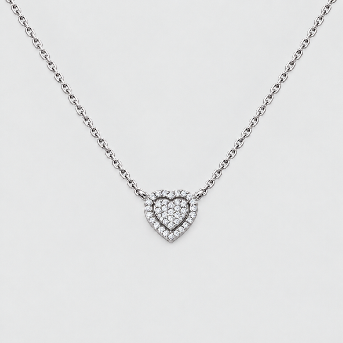 Lab Grown Diamond Cluster Pendant Necklace 0.45 Ct. Round (EF/VVS-VS)