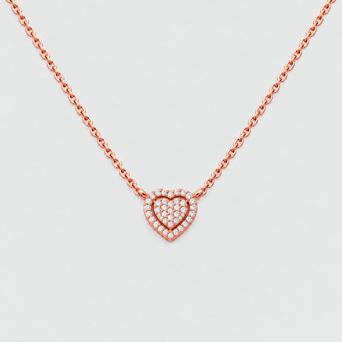 Lab Grown Diamond Cluster Pendant Necklace 0.45 Ct. Round (EF/VVS-VS)