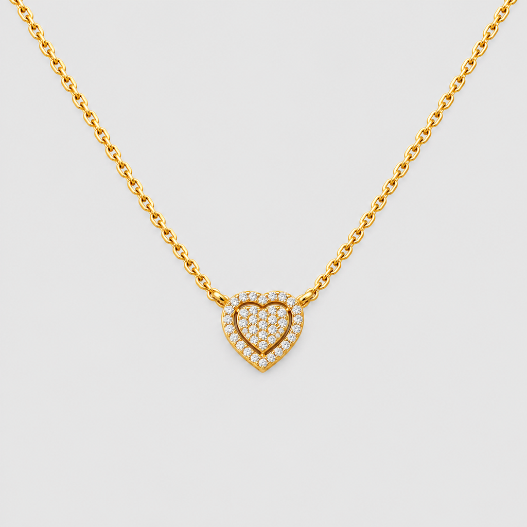 Lab Grown Diamond Cluster Pendant Necklace 0.45 Ct. Round (EF/VVS-VS)
