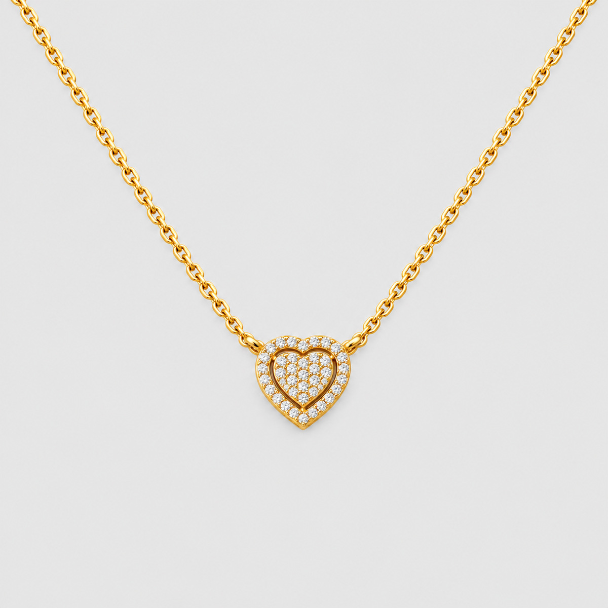 Lab Grown Diamond Cluster Pendant Necklace 0.45 Ct. Round (EF/VVS-VS)