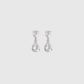 3 Ct. Pear Cut Lab Grown Diamond Drop Dangle Earrings (VS-EF)