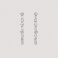 1 Ct. Lab Grown Diamond Multi Cut Dangle Earrings (VS-EF)