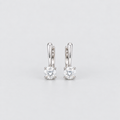 2 Ct. Lab Grown Diamond Round Cut Dangle Earrings (VS-EF)