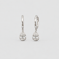 1.5 Ct. Lab Grown Diamond Pear Cut Dangle Earrings (EF/VVS-VS)
