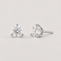 1.50 Ct. Lab Grown Diamond Round Cut Stud Earrings (VS-EF)