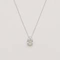 2 Ct. Lab-Grown Diamond Pendent Pear-Cut Pendent Necklace (VS-EF)