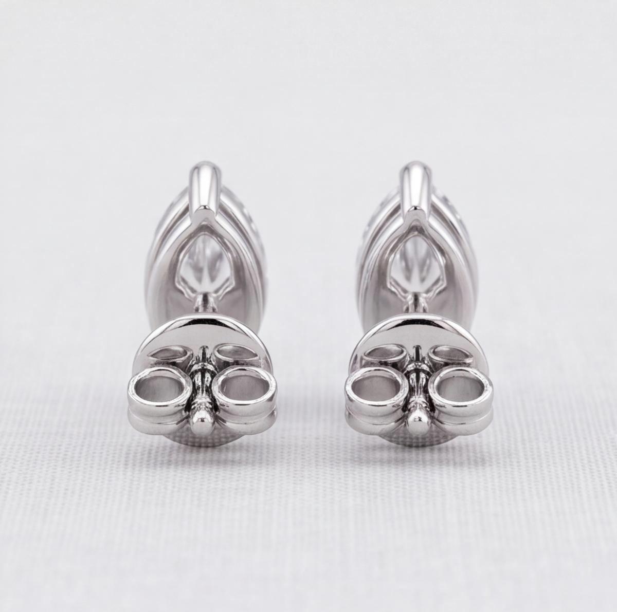 2 Ct. Lab Grown Diamond Marquise Cut Stud Earrings (VS-EF)