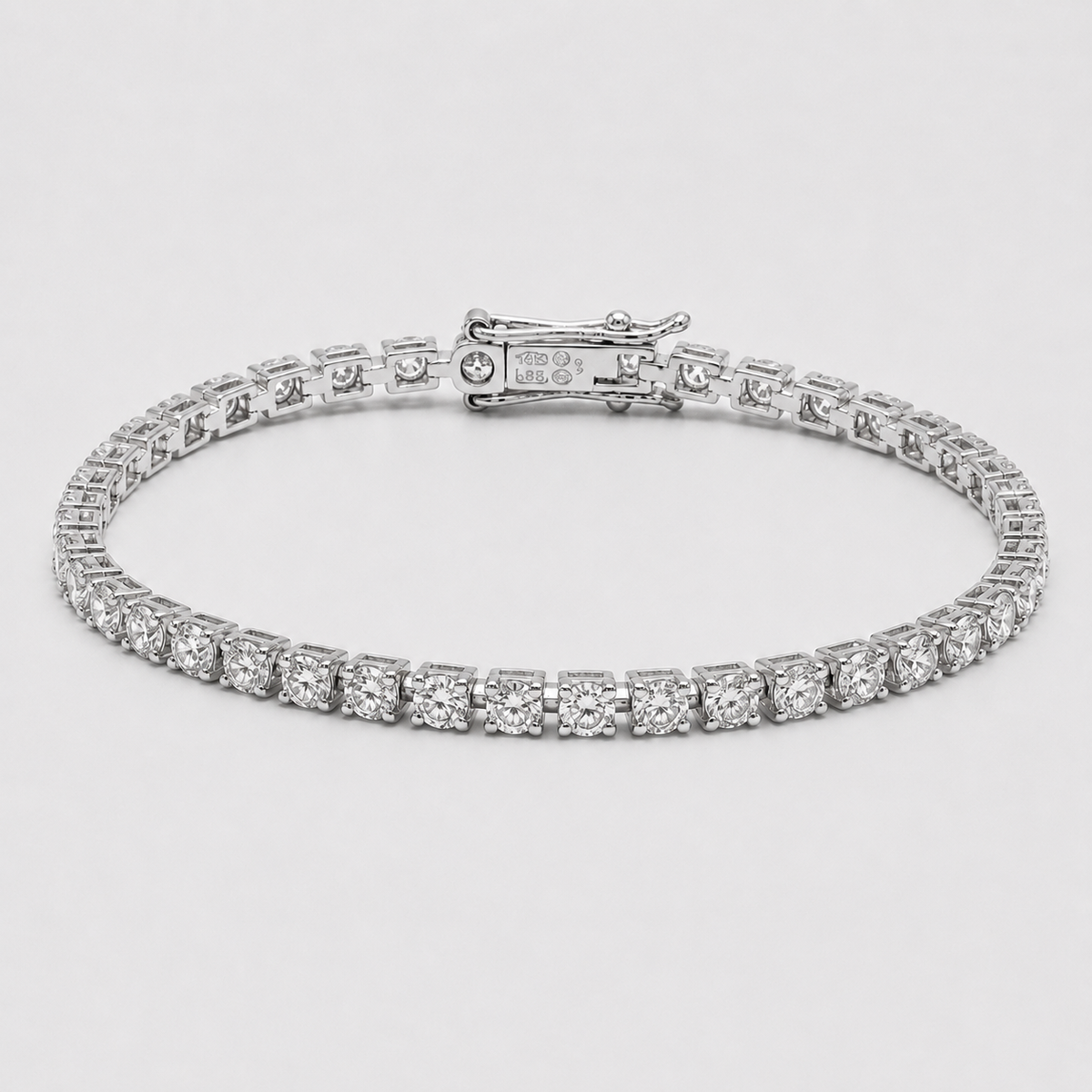 12.30 Ct. Lab Grown Diamond Tennis Bracelet (EF/VVS-VS)