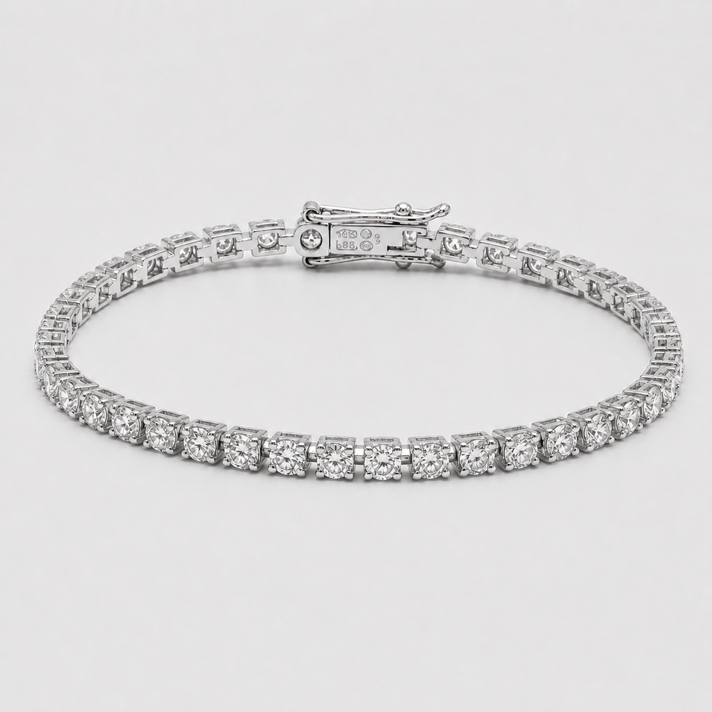 12.30 Ct. Lab Grown Diamond Tennis Bracelet (EF-VS SI)