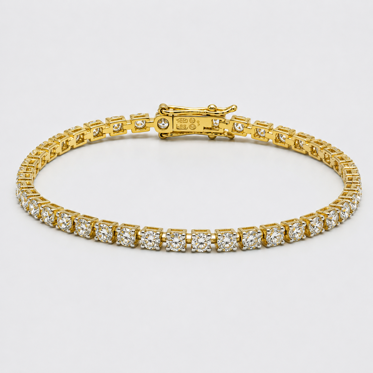 12.30 Ct. Lab Grown Diamond Tennis Bracelet (EF-VS SI)