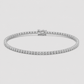 3.47 Ct. Round Cut Lab Grown Diamond Tennis Bracelet (EF-VS SI)