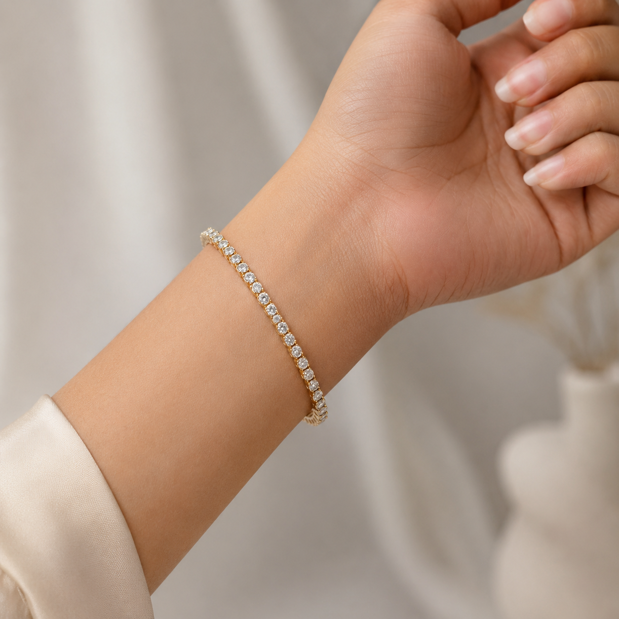 4.76 Ct. Lab Grown Diamond Tennis Bracelet (EF-VS SI)
