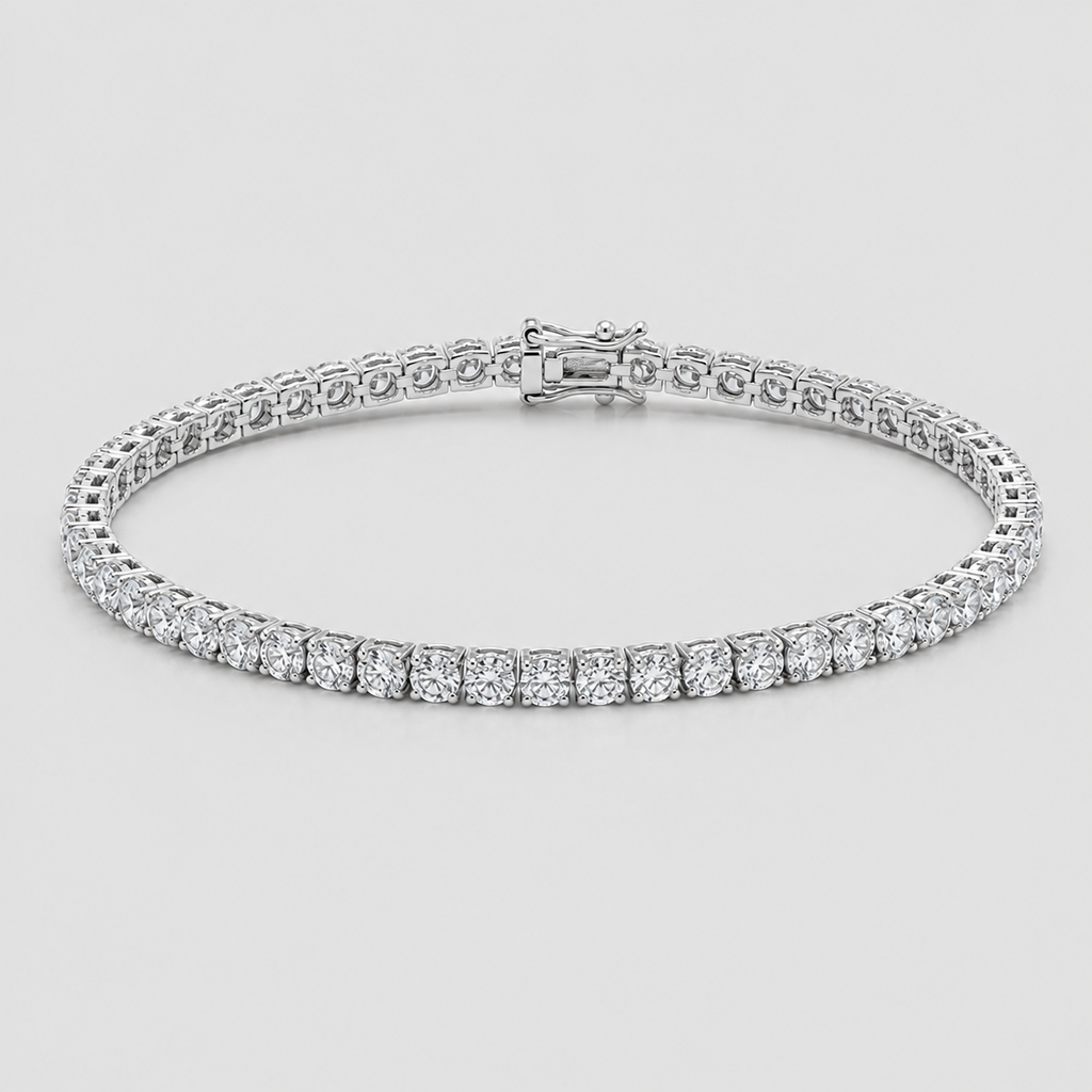 6.90 Ct. Lab Grown Diamond Tennis Bracelet (EF-VS SI)